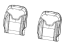 Mopar 7FC75LA3AA Cover-Front Seat Back