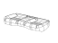 Mopar 5YA35DX9AA Rear Seat Cushion Cover