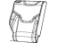 Mopar 6RU20LR5AB Rear Seat Back