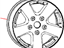 Mopar 1UB17DX8AB Aluminum Wheel