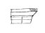 Mopar PR16SW1 MOULDING-Rear Door
