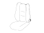 Mopar 7FL14LA3AA Cover-Front Seat Cushion