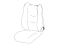 Mopar 7FL12LA3AA COVER-FRONT SEAT BACK