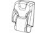 Mopar 5RA58DX9AE Rear Seat Back Cover Right