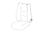 Mopar 6VJ83DX9AA Front Seat Back Cover