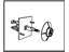 Mopar 5137778AA RETAINER-Power Steering Cooler