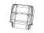 Mopar 7CC55TX7AA Cover-Rear Seat Back