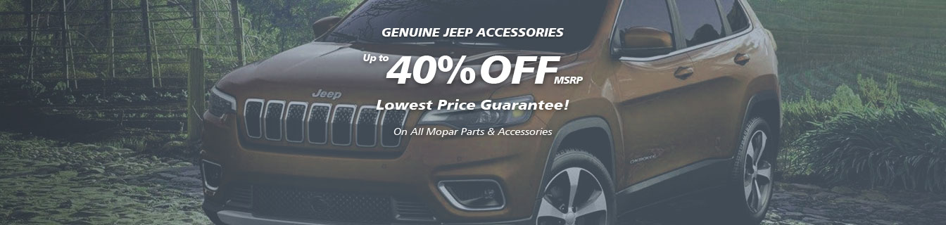 Genuine Mopar accessories, Guaranteed low prices