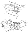 Diagram for Jeep Wrangler Lift Support - 68068261AA