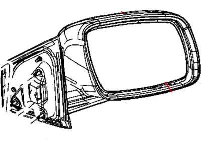 Dodge Car Mirror - 1UD791CLAA