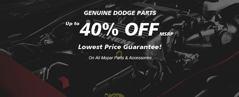 Genuine Dodge parts, Guaranteed low prices